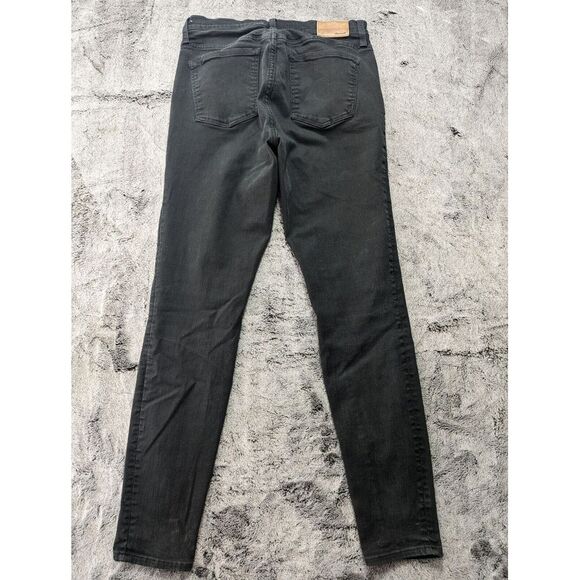 Madewell 9" High Rise Skinny Jeans Women's Size 29T Black - Picture 11 of 14